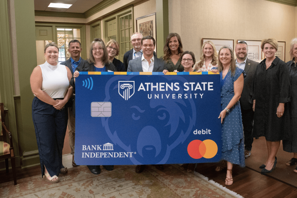 Introducing the Bank Independent + Athens State University Affinity Card!